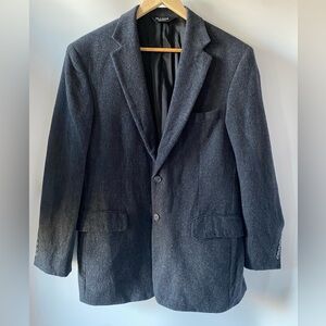 Jos. A. Bank Charcoal Camel Hair Sport Coat Blazer 41R Classic Fit